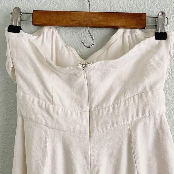 ASTR The Label || MARA NATURAL LINEN BLEND JUMPSUIT - Picture 7 of 8